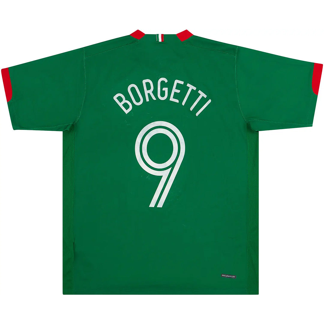 BORGETTI #9 Retro Mexico Home Jersey World Cup 2006 Front