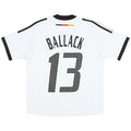 BALLACK #13 Retro Germany Home Jersey World Cup 2002 Front