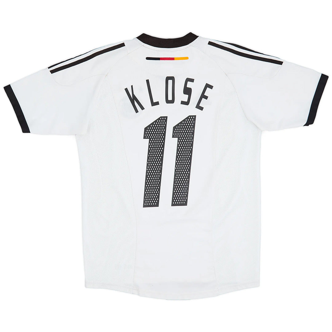 KLOSE #11 Retro Germany Home Jersey World Cup 2002 Front