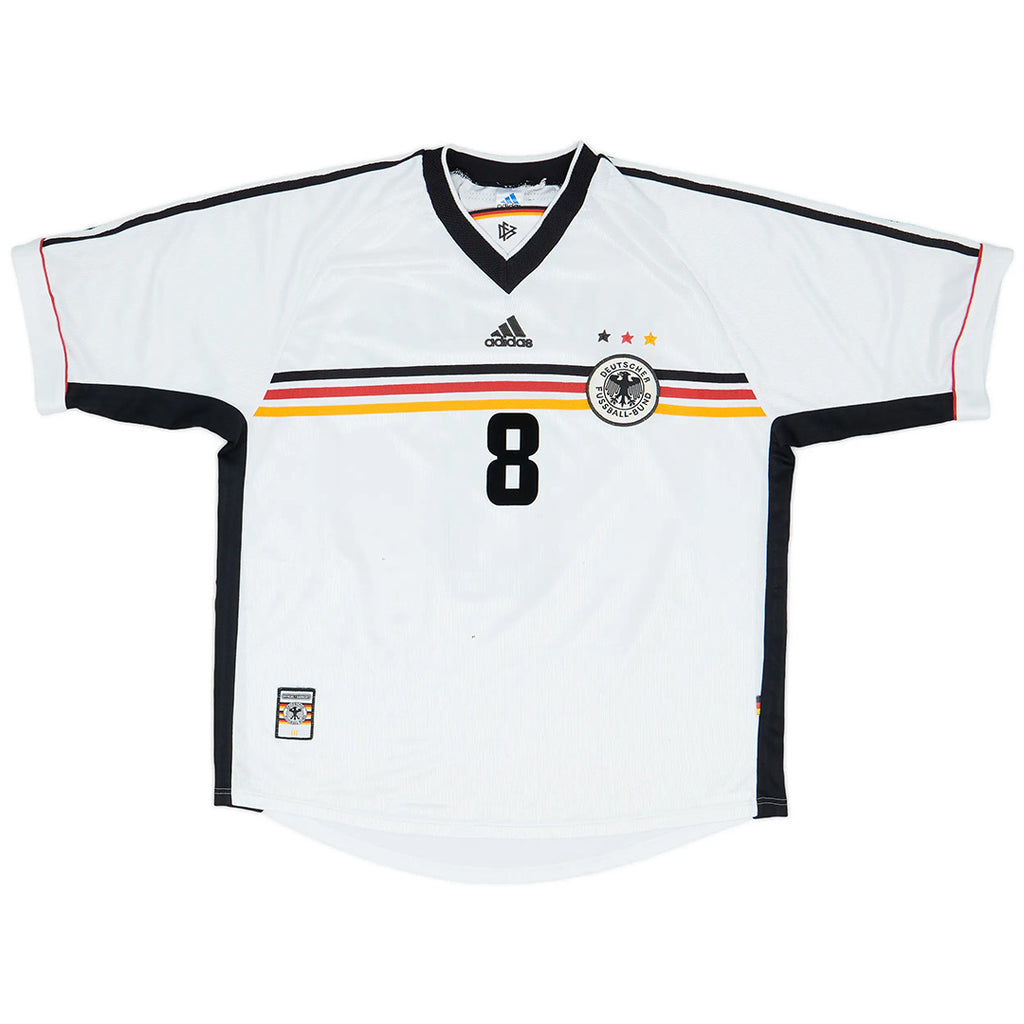 MATTHÄUS #8 Retro Germany Home Jersey 1998 Back