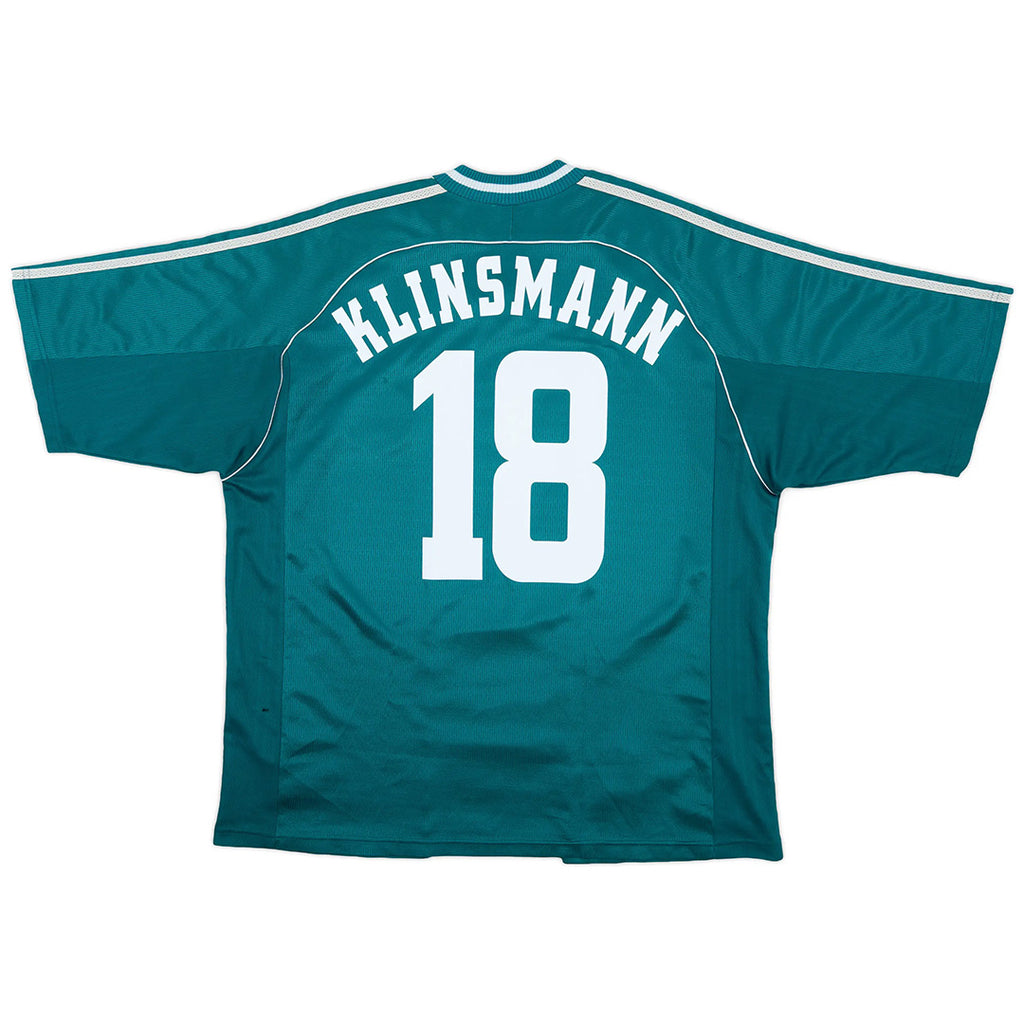 KLINSMANN #18 Retro Germany Away Jersey World Cup 1998 Front
