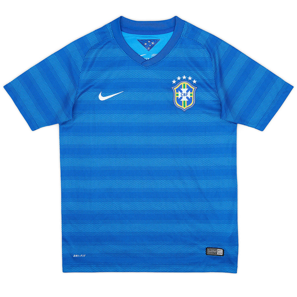Retro Brazil Away Jersey World Cup 2014 Image 3
