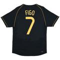 FIGO #7 Retro Portugal Away Jersey World Cup 2006 Front