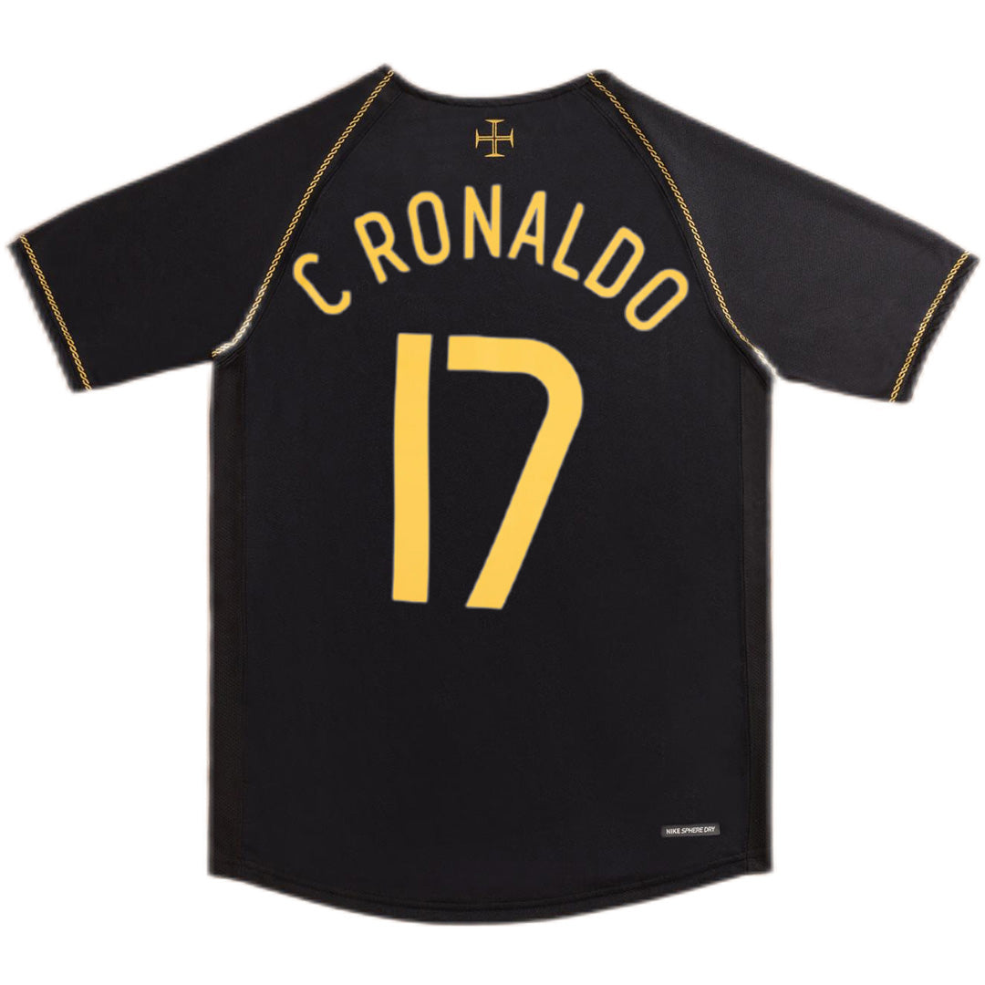 C.RONALDO #17 Retro Portugal Away Jersey World Cup 2006 Front
