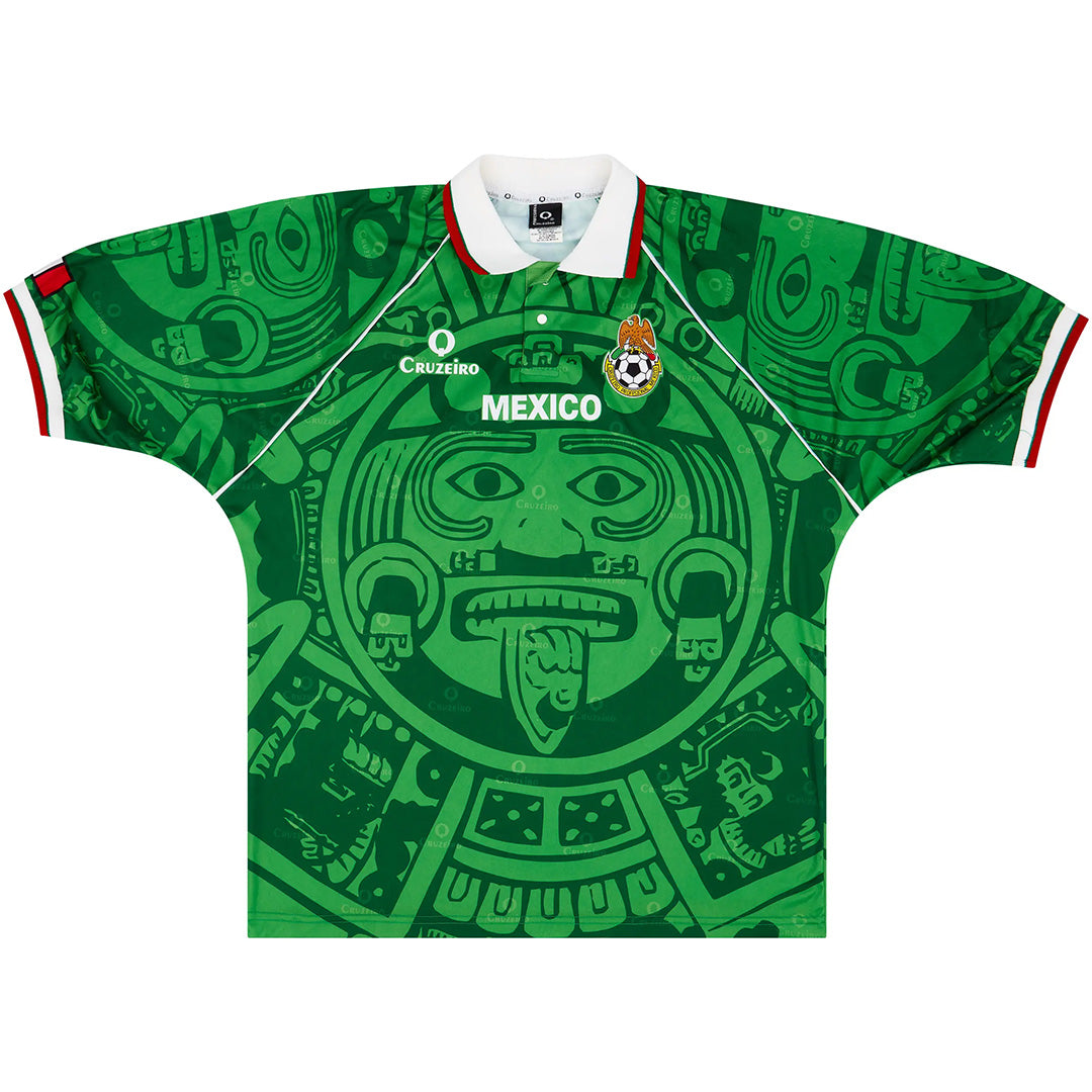 Retro Mexico Home Jersey World Cup 1998 Image 3