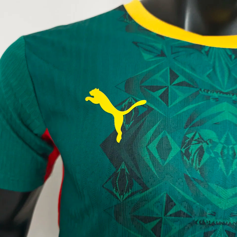 2026/27 Senegal Away Green Player Version Soccer Jersey 2 星 Detail 4