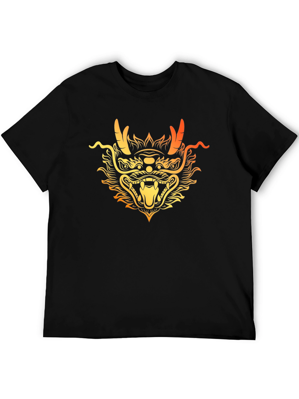 Dragon Graphic Tee - Mens Black T-Shirt