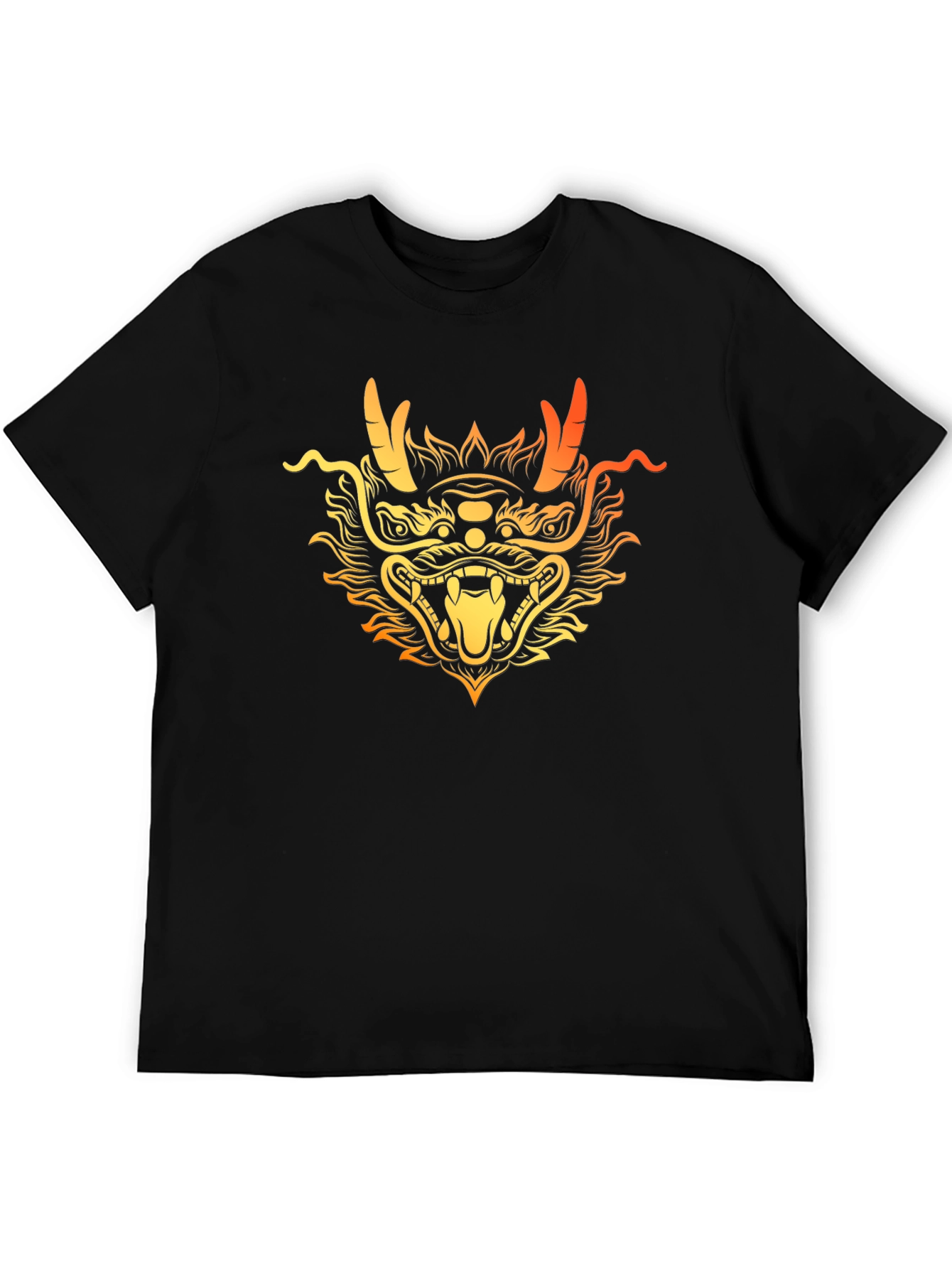Dragon Graphic Tee - Mens Black T-Shirt