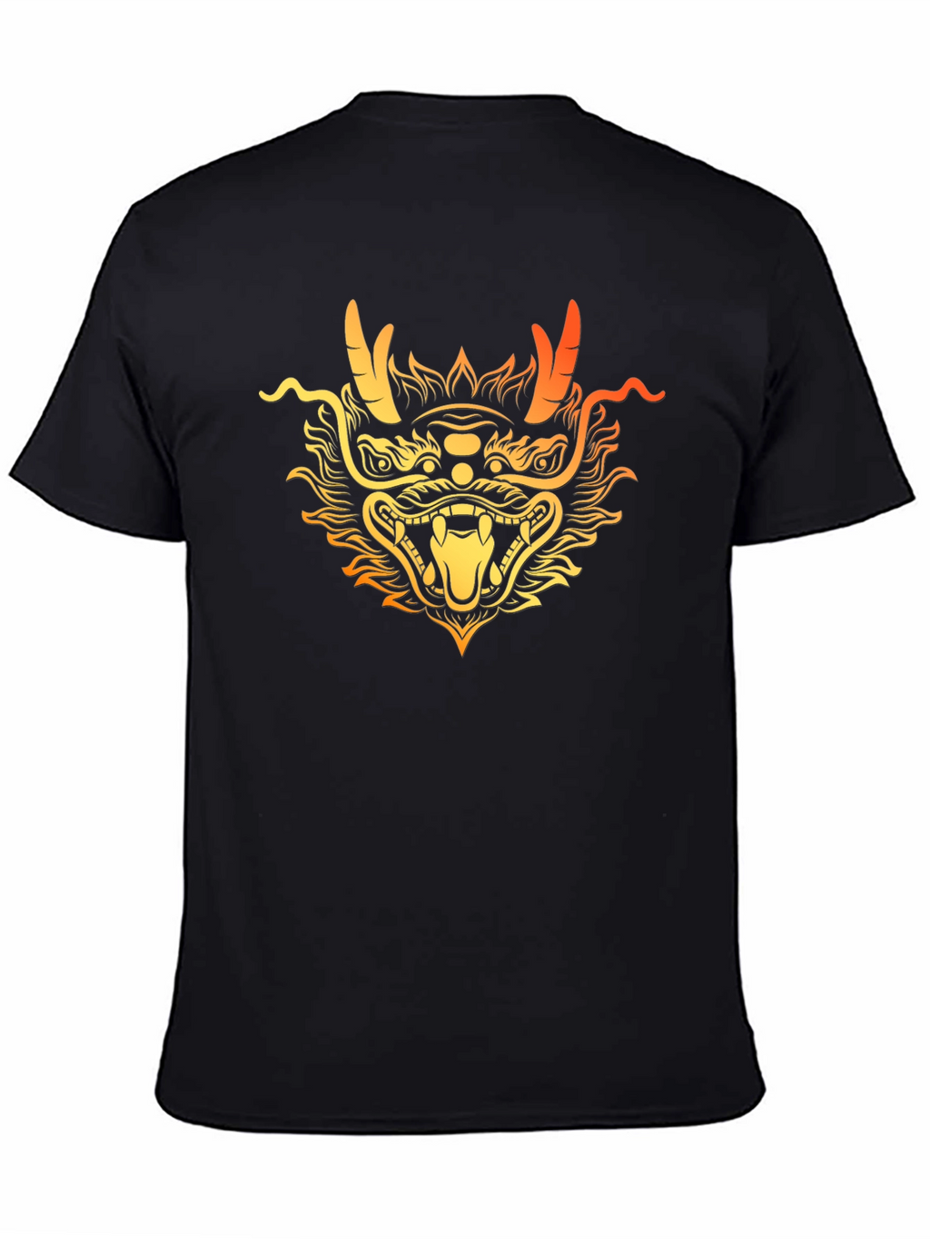Dragon Graphic Tee - Mens Black T-Shirt