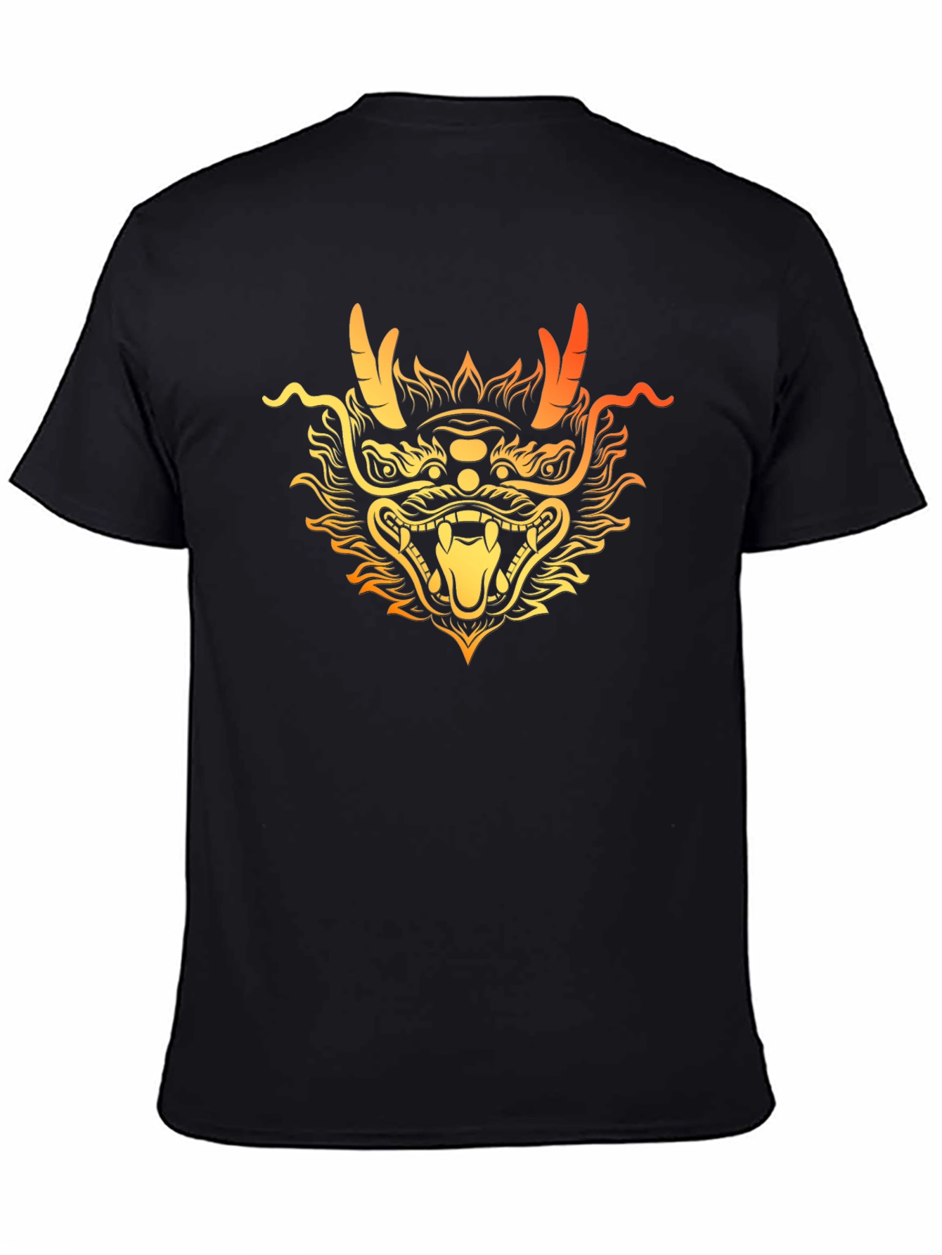 Dragon Graphic Tee - Mens Black T-Shirt
