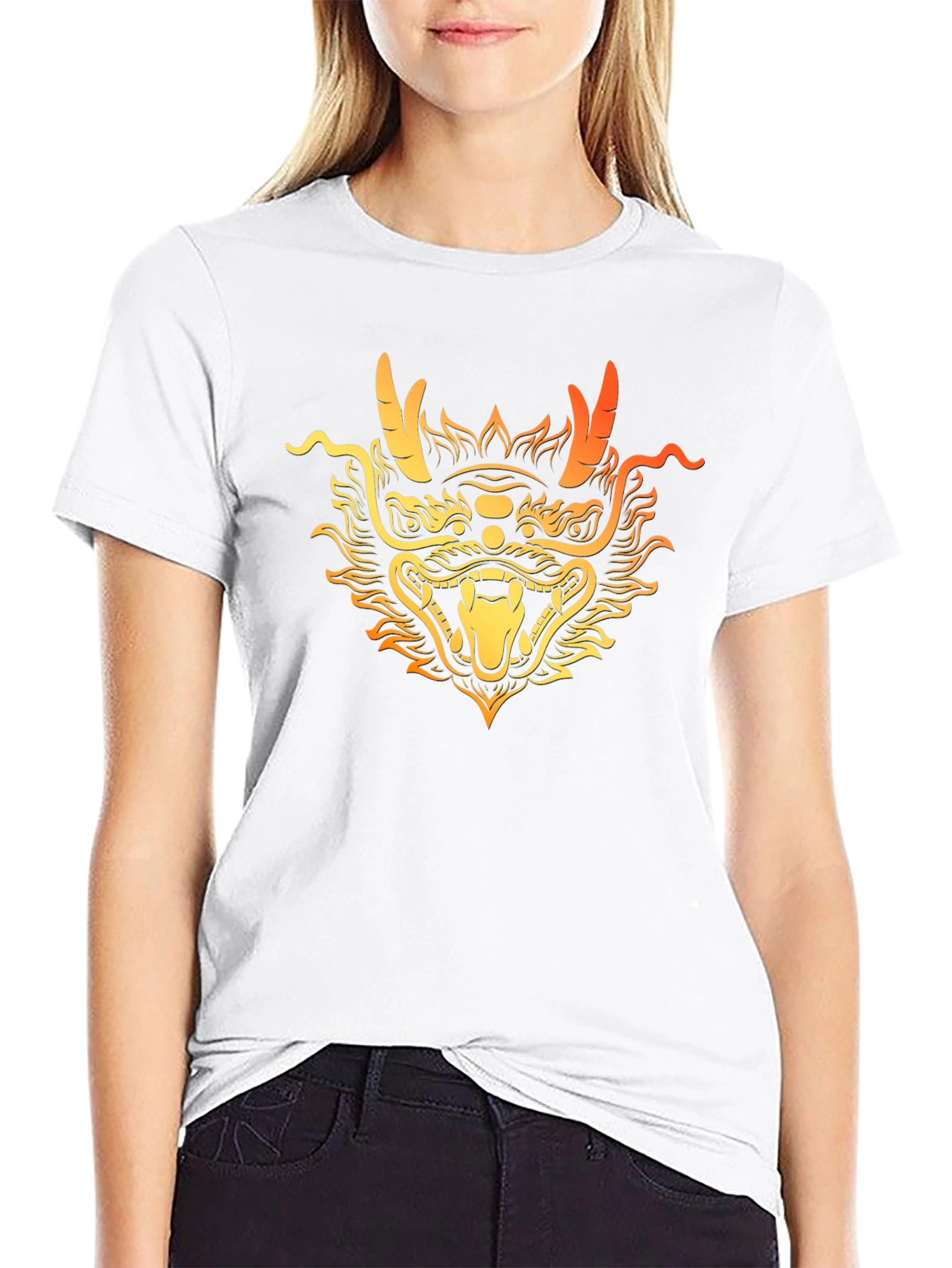 Dragon Graphic Tee - Mens Black T-Shirt