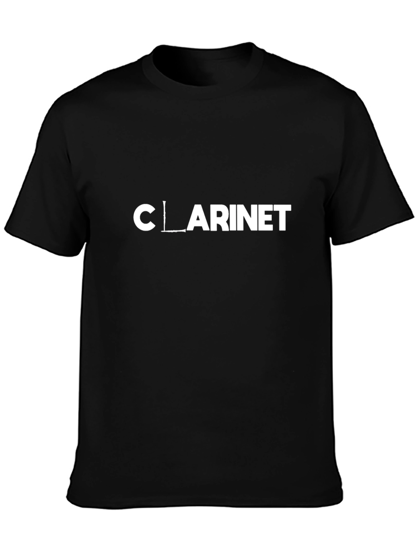 Clarinet T-Shirt - Black Graphic Tee