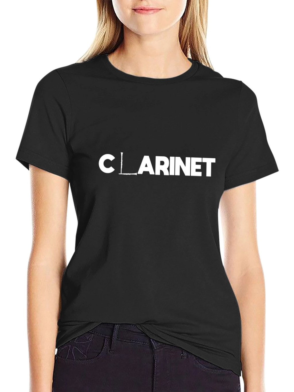 Clarinet T-Shirt - Black Graphic Tee