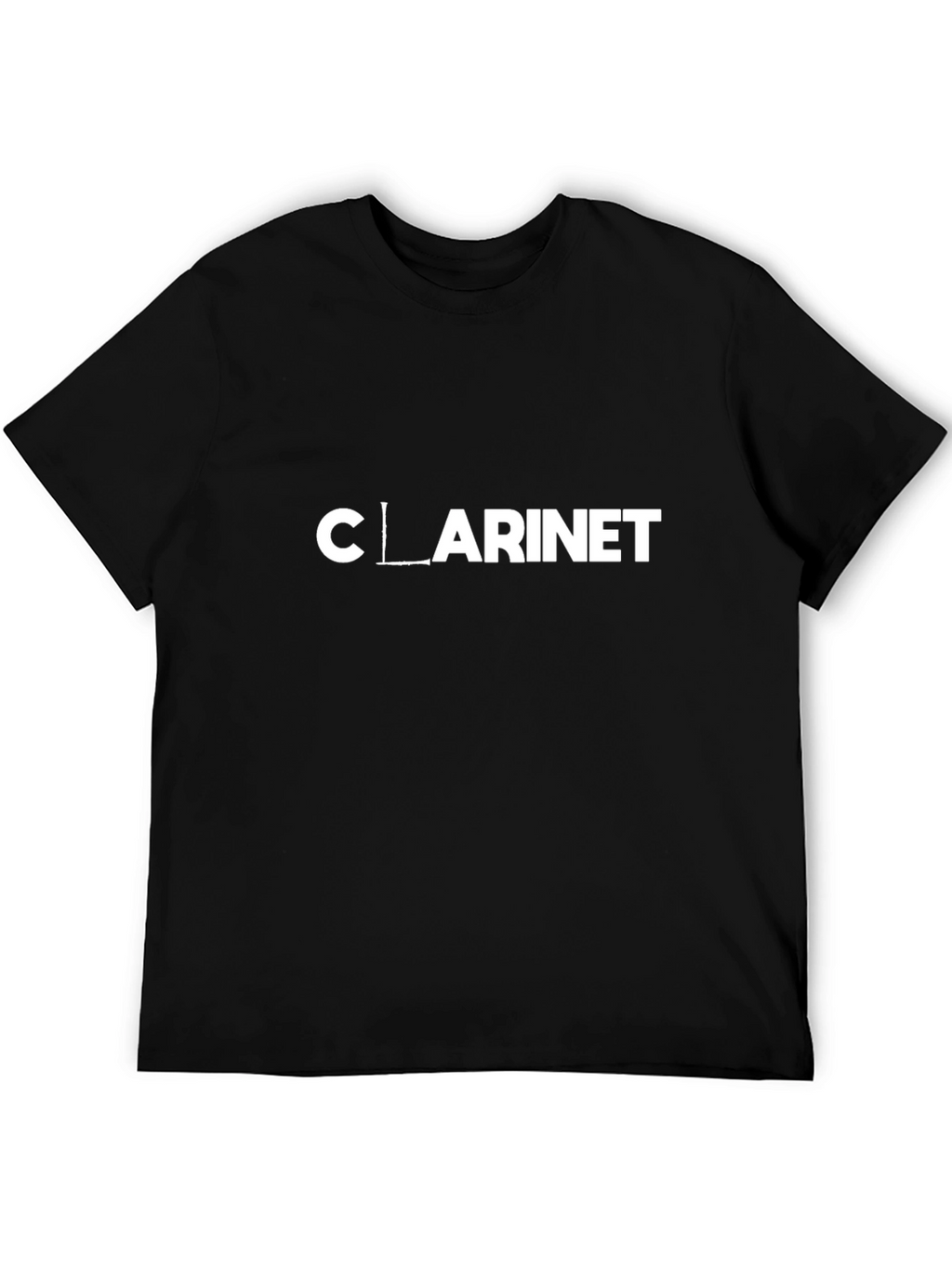 Clarinet T-Shirt - Black Graphic Tee