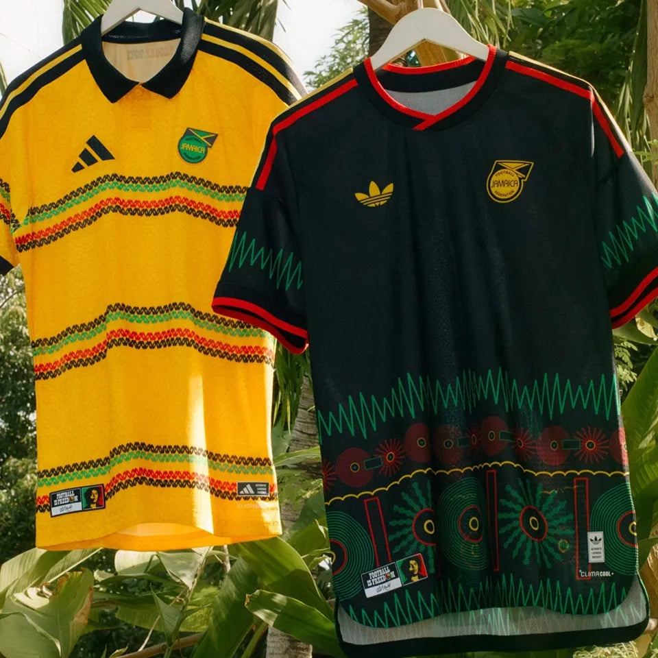 2026/27 Jamaica Away Black Player Version Soccer Jersey Detail 3