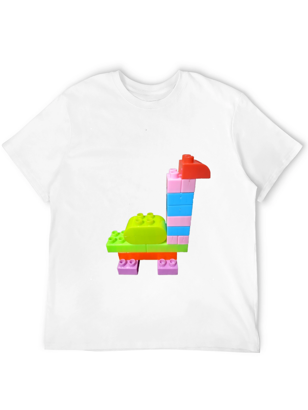 Building Block Giraffe Graphic Tee