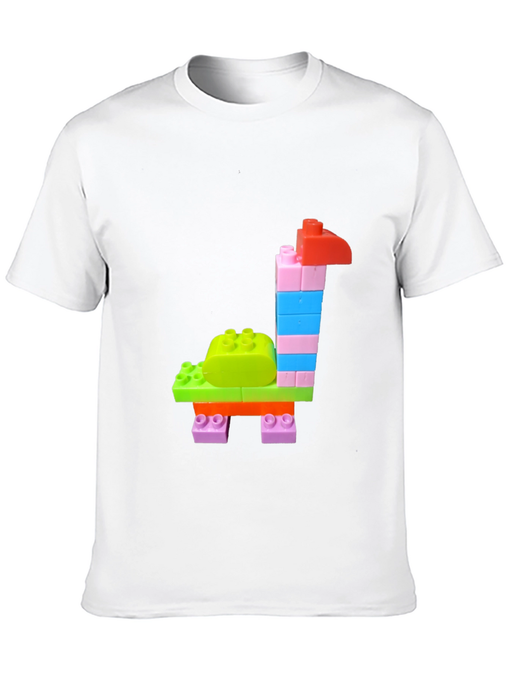 Building Block Giraffe Graphic Tee