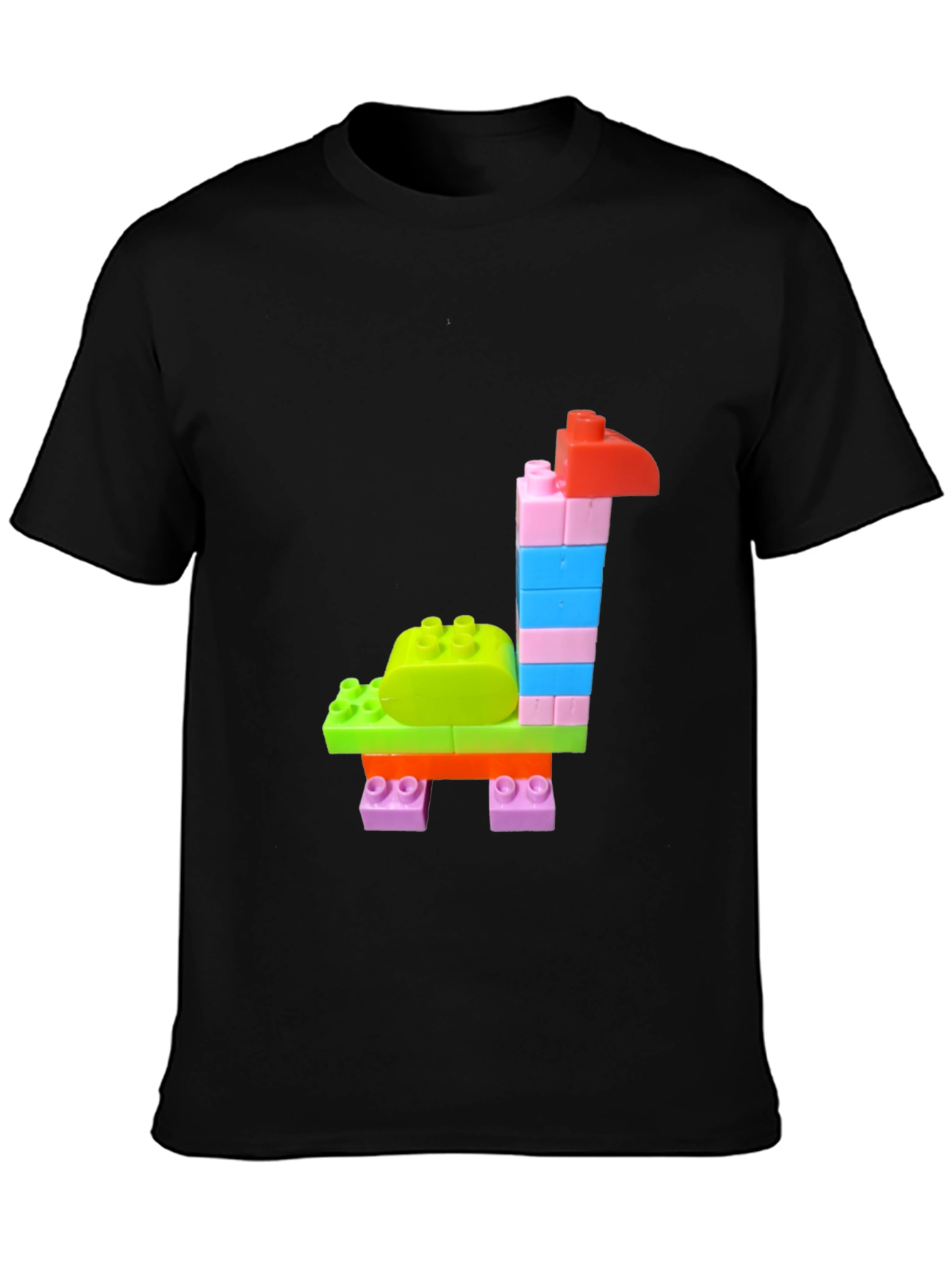 Building Block Giraffe Graphic Tee