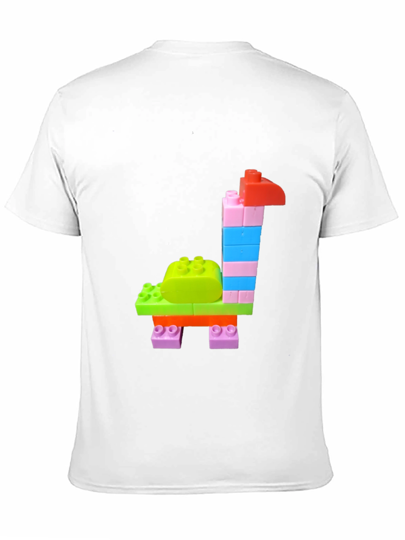 Building Block Giraffe Graphic Tee