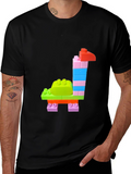 Building Block Giraffe Graphic Tee