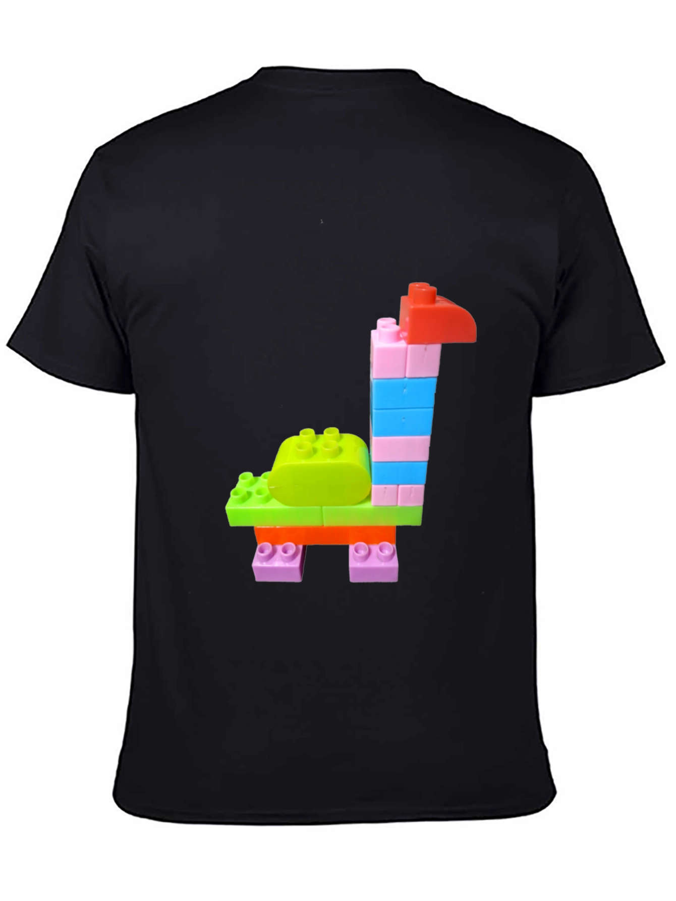 Building Block Giraffe Graphic Tee