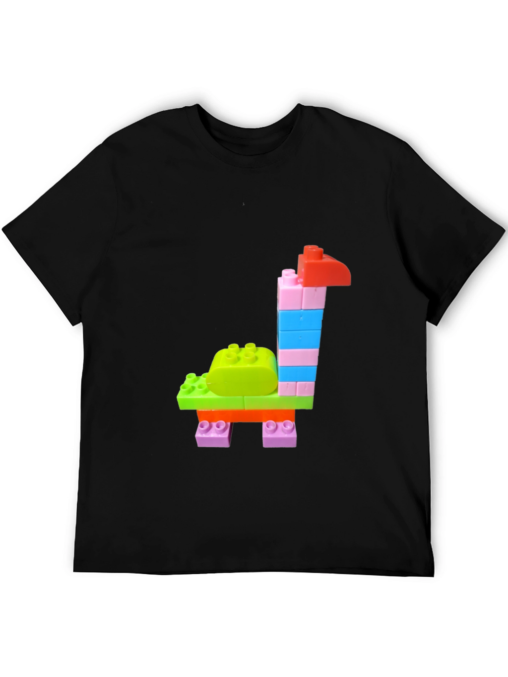 Building Block Giraffe Graphic Tee