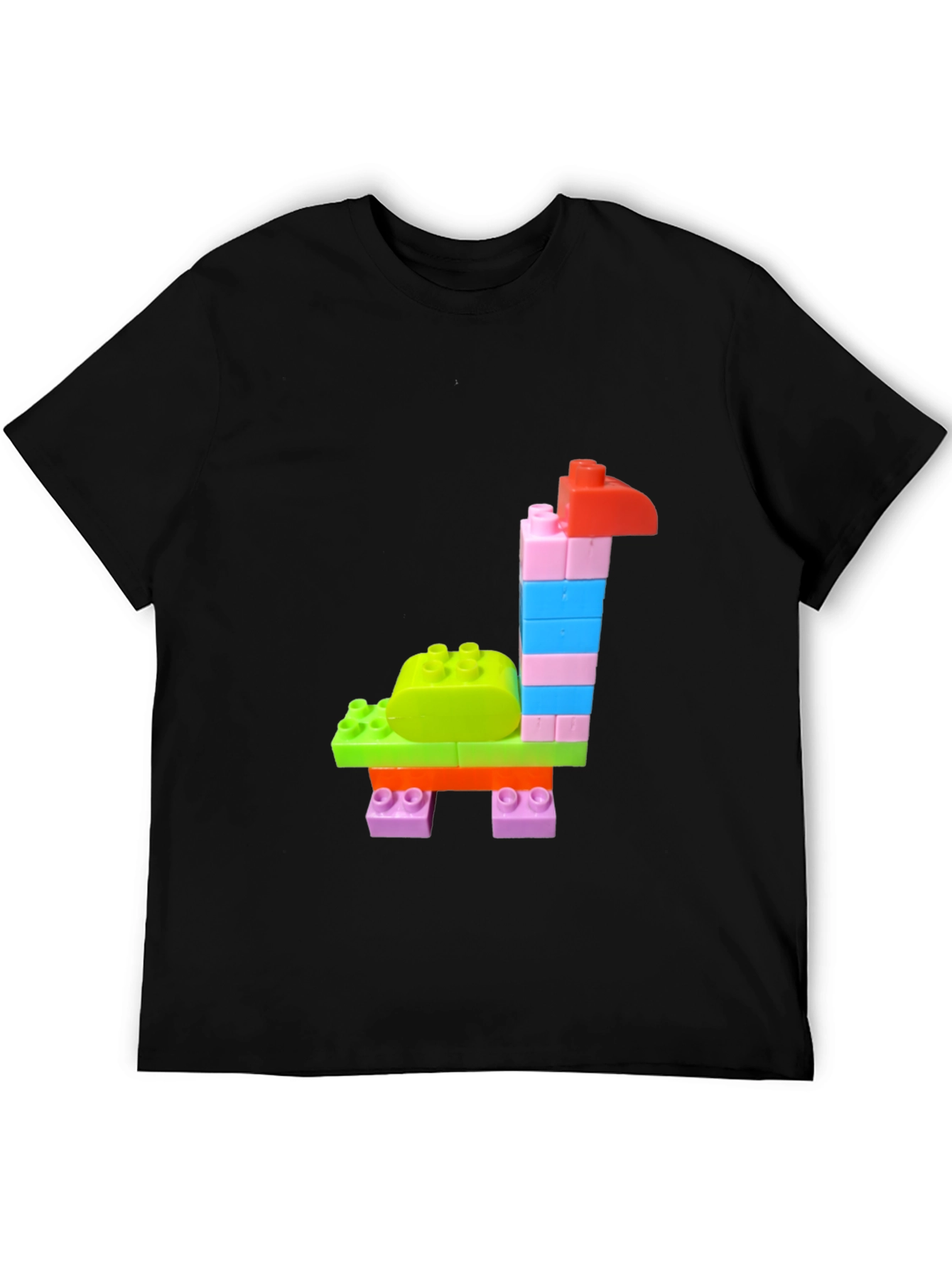 Building Block Giraffe Graphic Tee