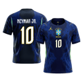 NEYMAR JR. #10 Brazil Away Soccer Jersey World Cup 2026 Navy Front