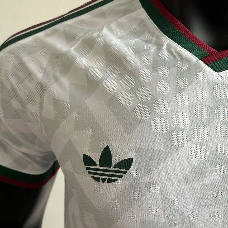 2025/26 Mexico White Special Edition Player Version Soccer Jersey Detail 4