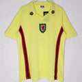 1976/79 Wales Away Yellow Retro Soccer Jersey Front