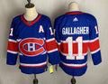 Men's Montreal Canadiens Brendan Gallagher #11 Blue Player Game Jerseys