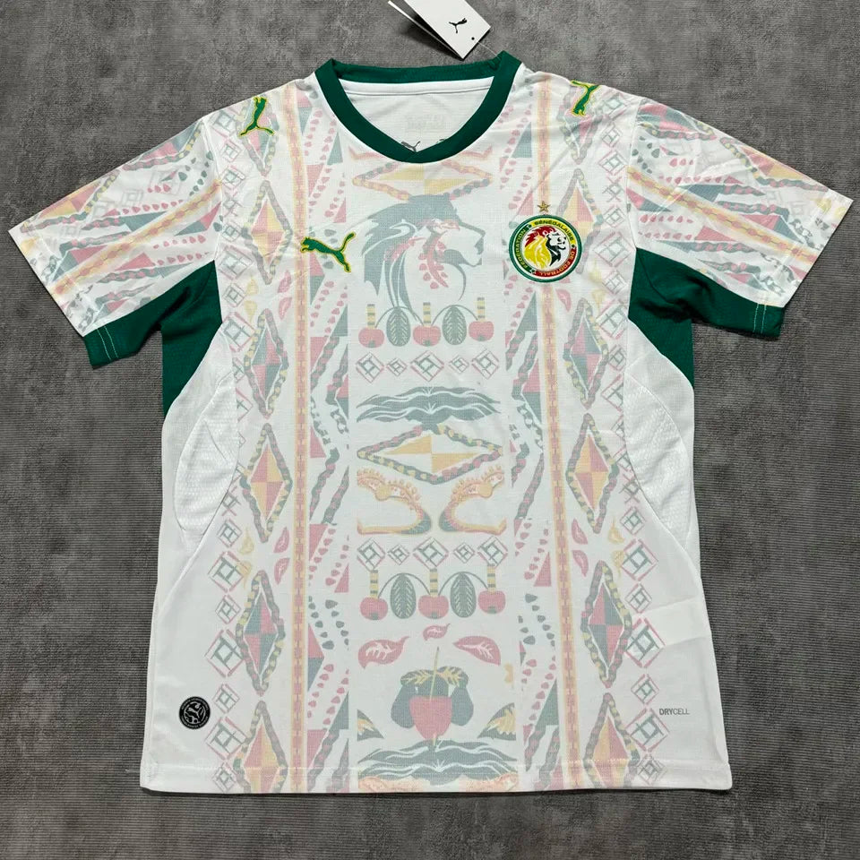 2026/27 Senegal Home White Fans Soccer Jersey Detail 2