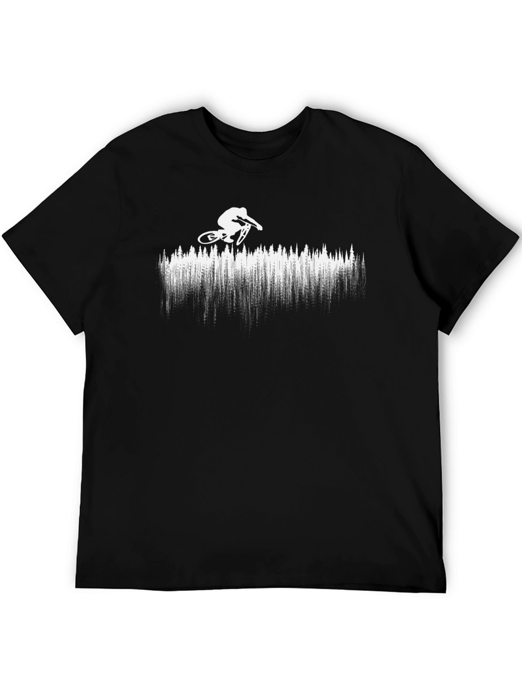 Mountain Biker Graphic Tee - Black