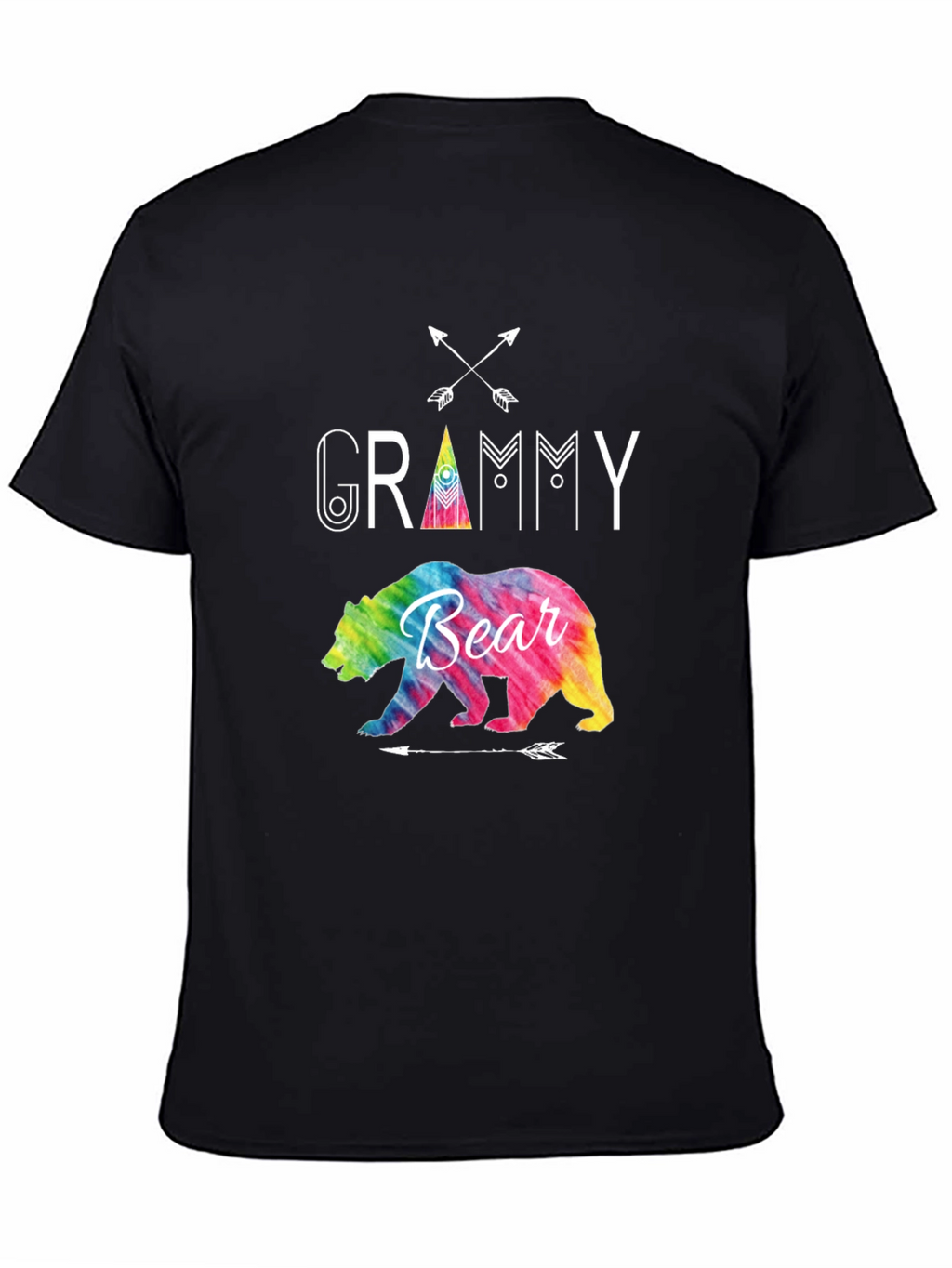 Grammy Bear Tie Dye Graphic T-Shirt