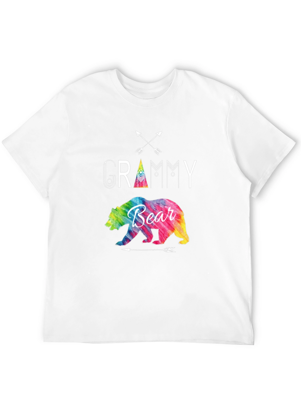 Grammy Bear Tie Dye Graphic T-Shirt