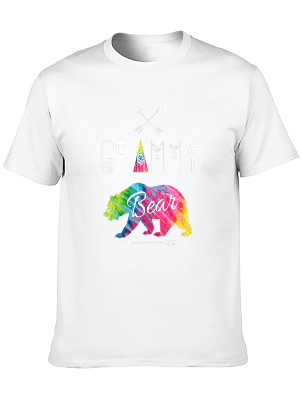 Grammy Bear Tie Dye Graphic T-Shirt