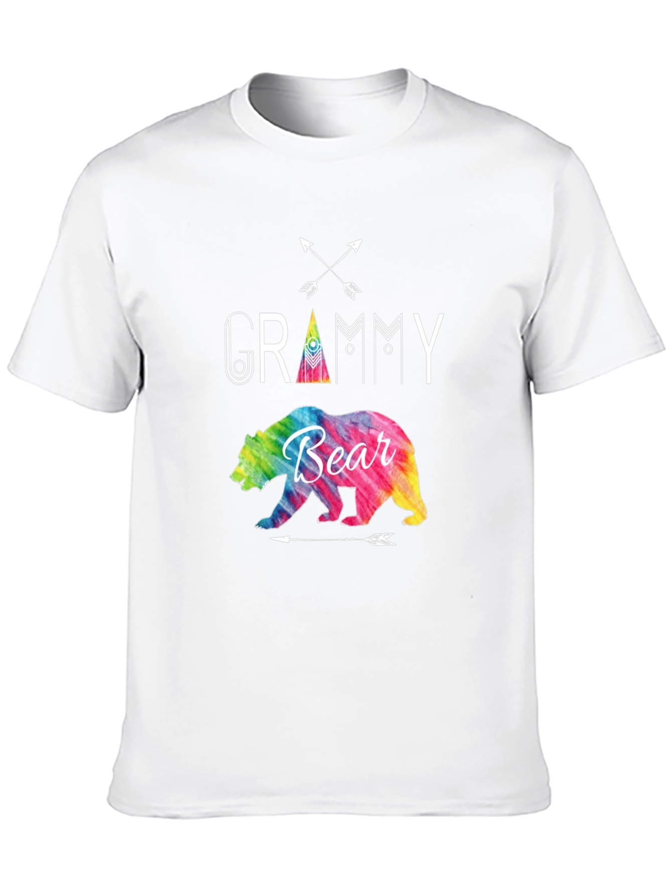Grammy Bear Tie Dye Graphic T-Shirt