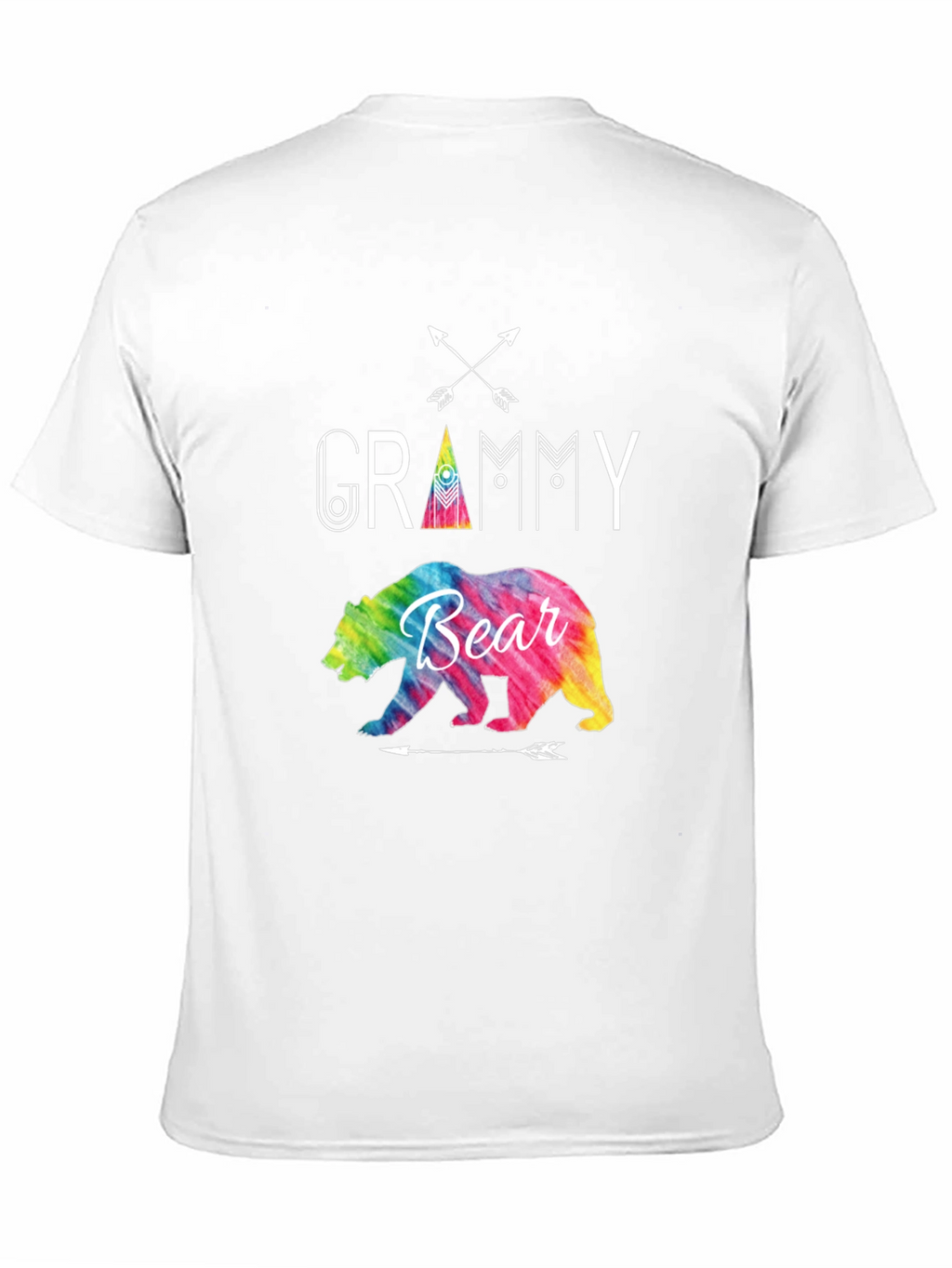 Grammy Bear Tie Dye Graphic T-Shirt