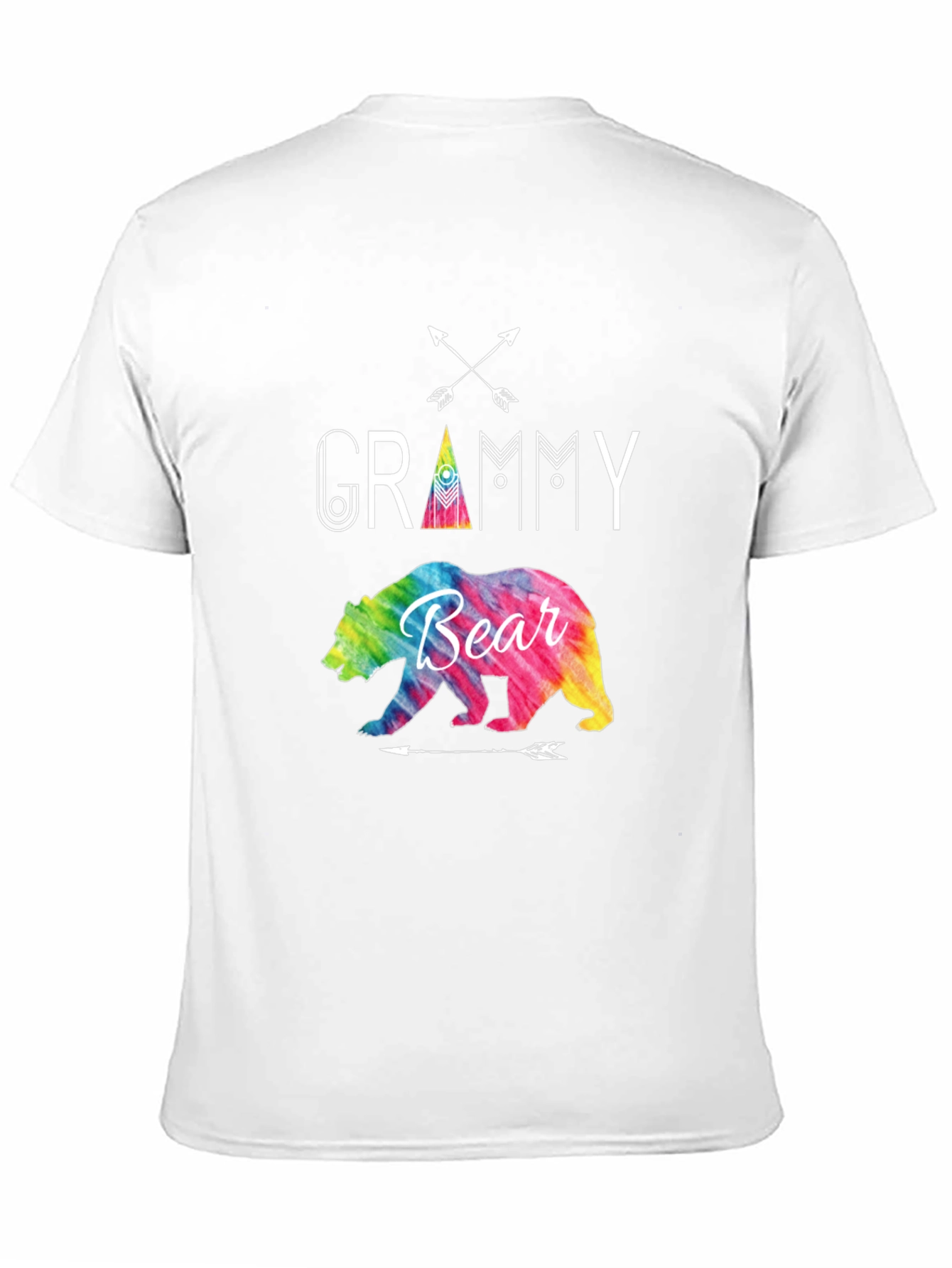 Grammy Bear Tie Dye Graphic T-Shirt