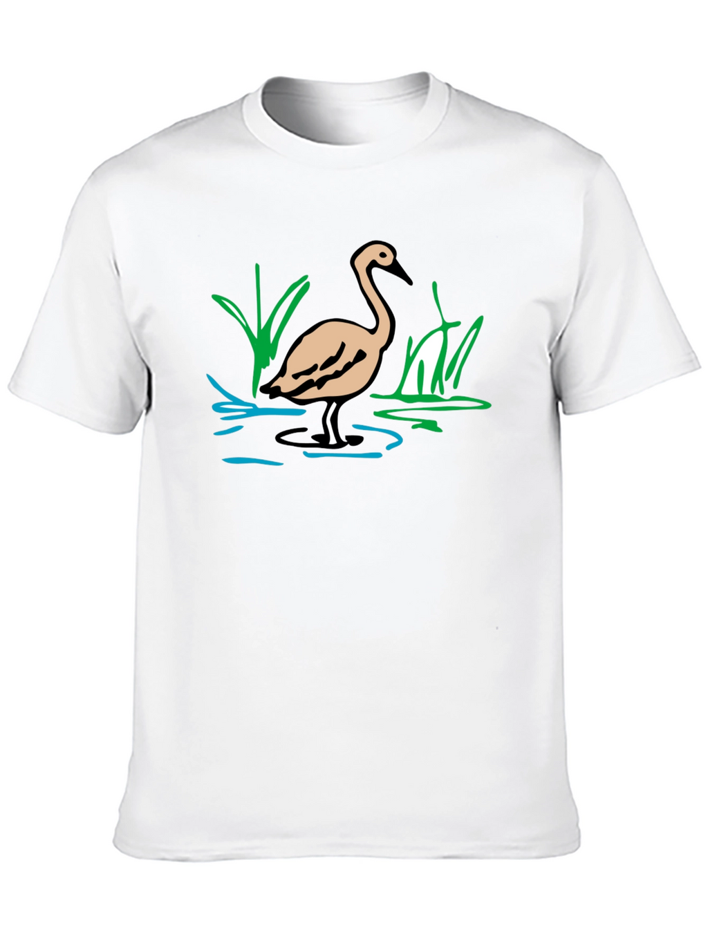 Heron T-Shirt - Nature Inspired Graphic Tee