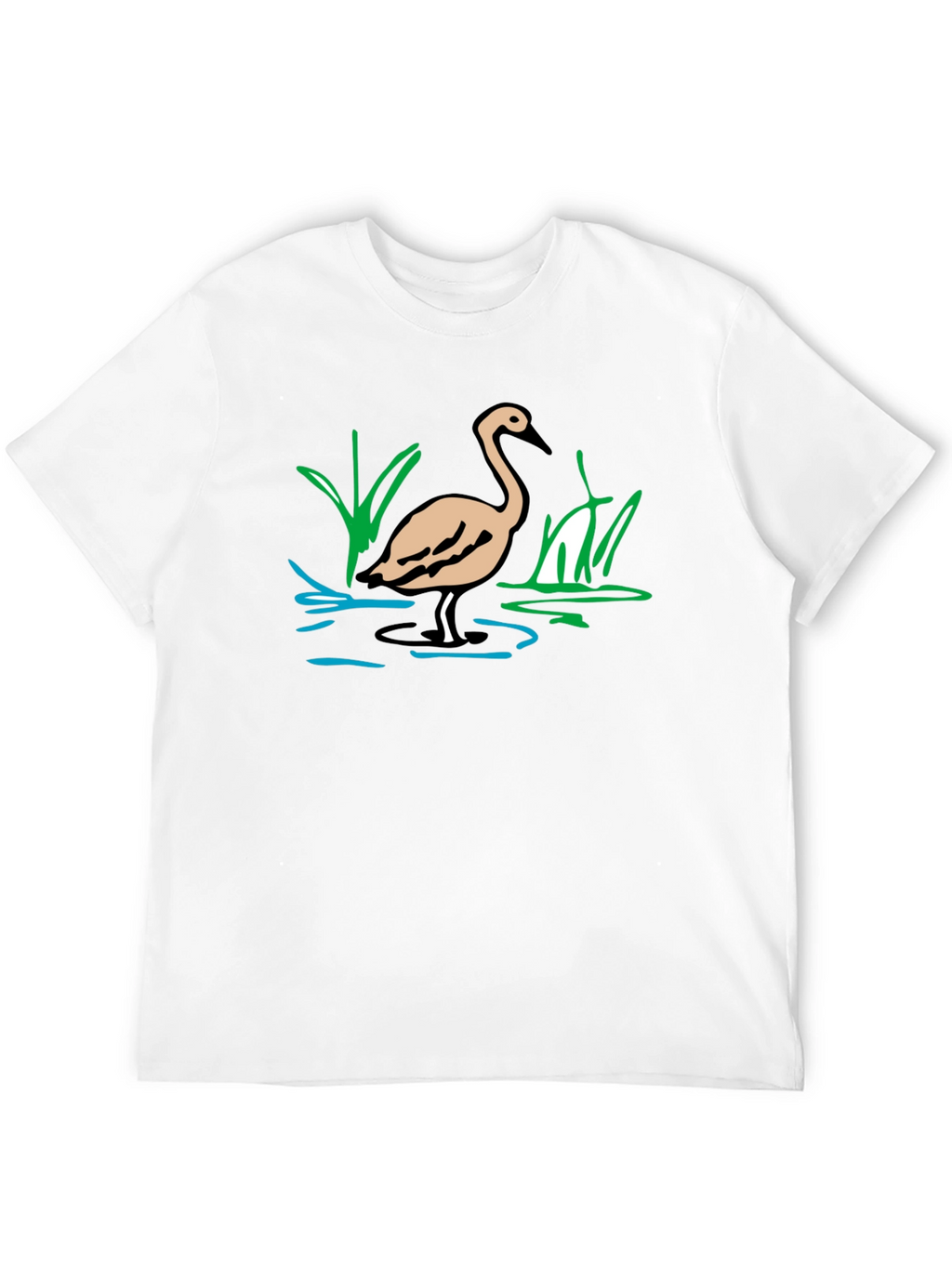 Heron T-Shirt - Nature Inspired Graphic Tee