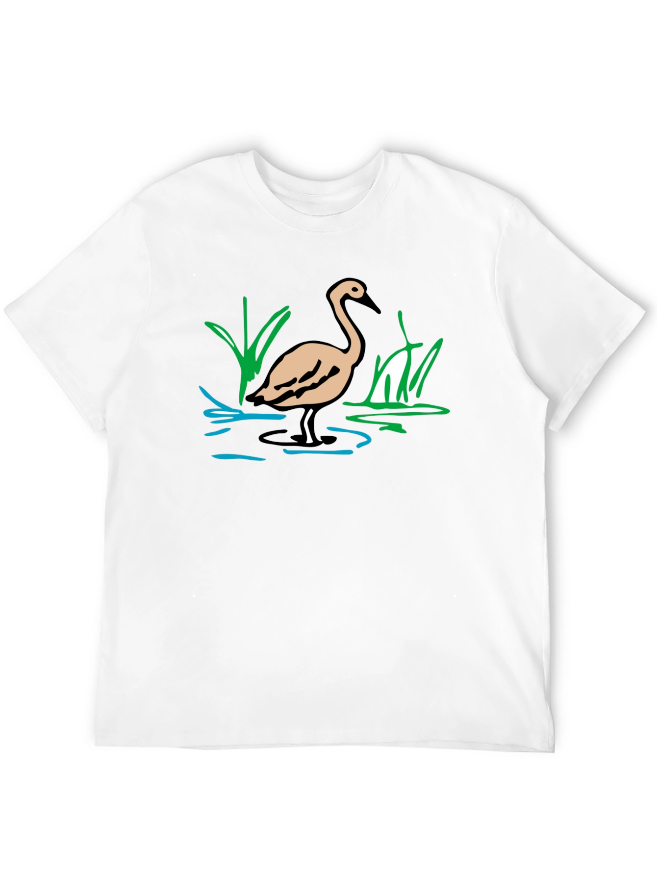 Heron T-Shirt - Nature Inspired Graphic Tee
