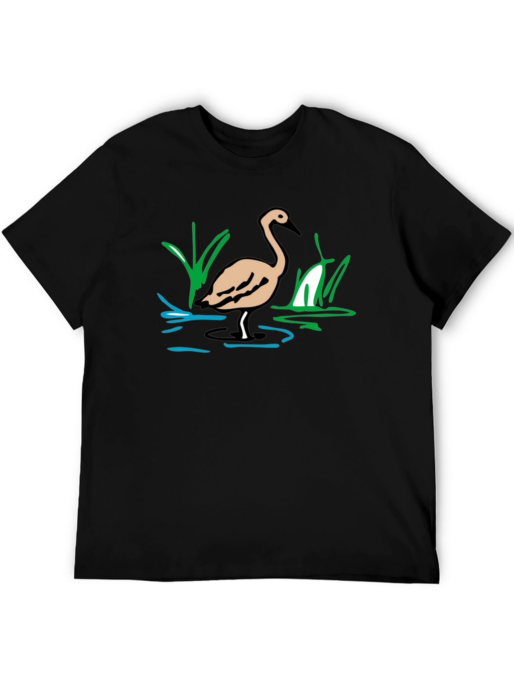 Heron T-Shirt - Nature Inspired Graphic Tee