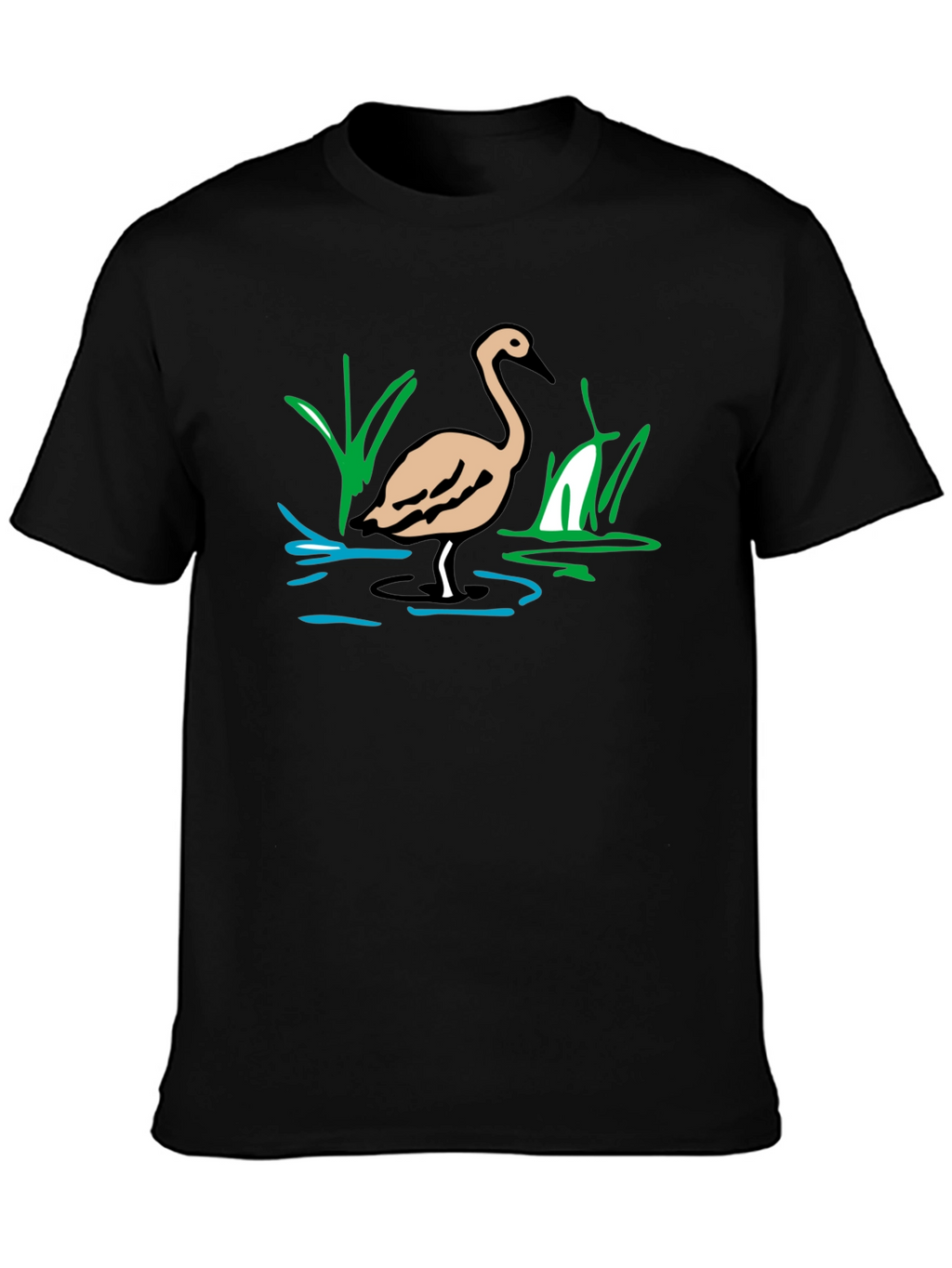 Heron T-Shirt - Nature Inspired Graphic Tee