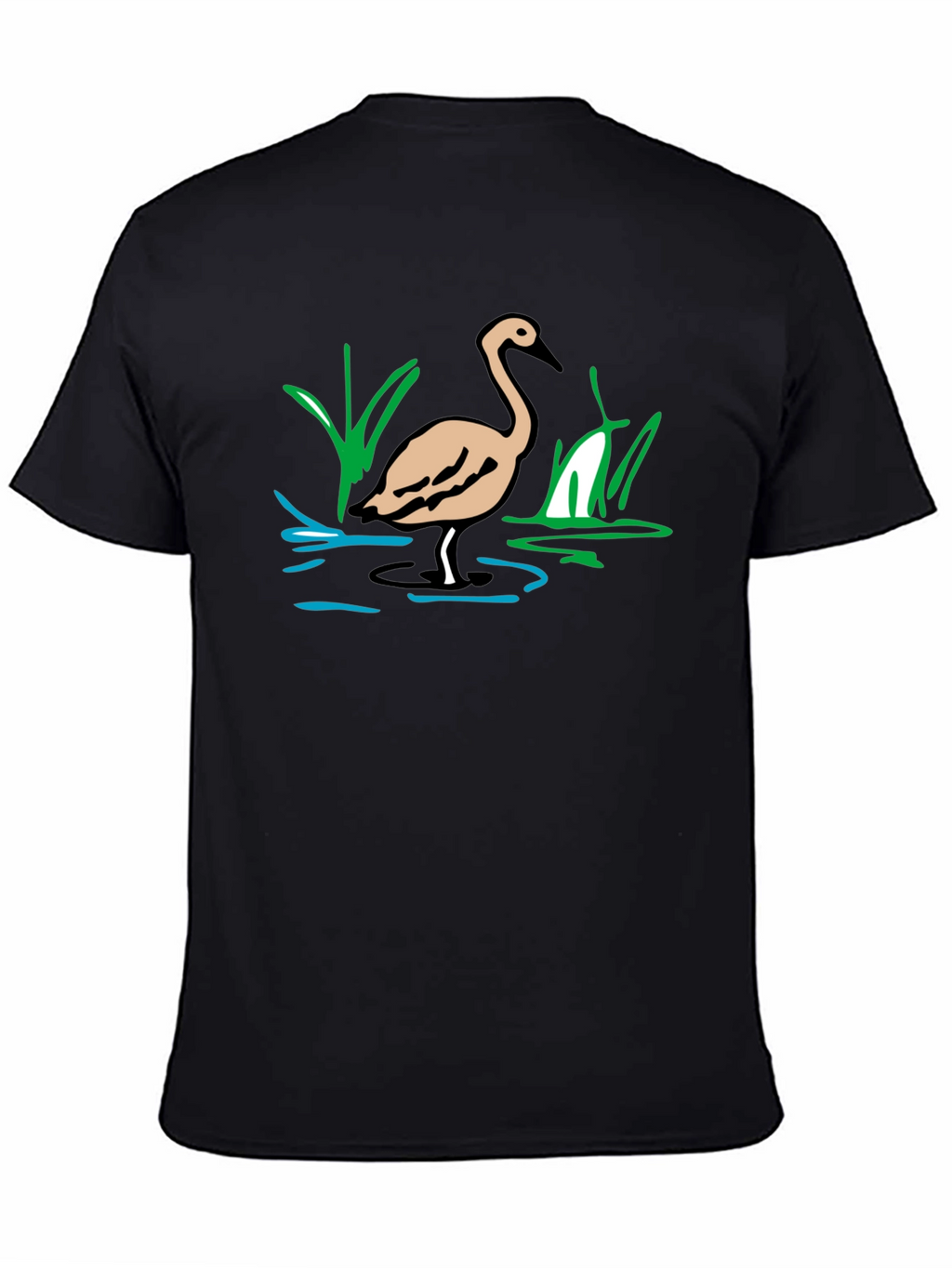 Heron T-Shirt - Nature Inspired Graphic Tee