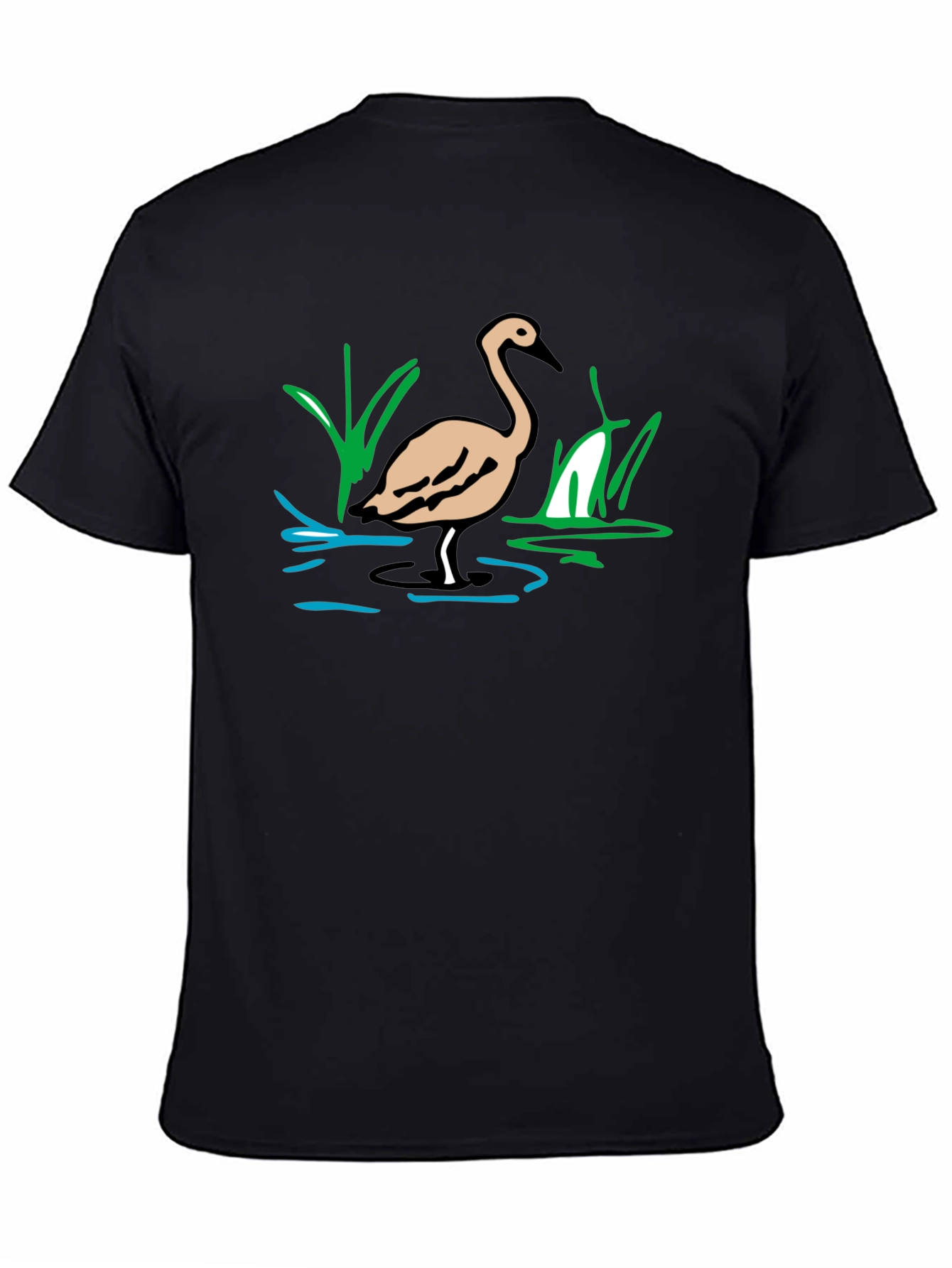 Heron T-Shirt - Nature Inspired Graphic Tee