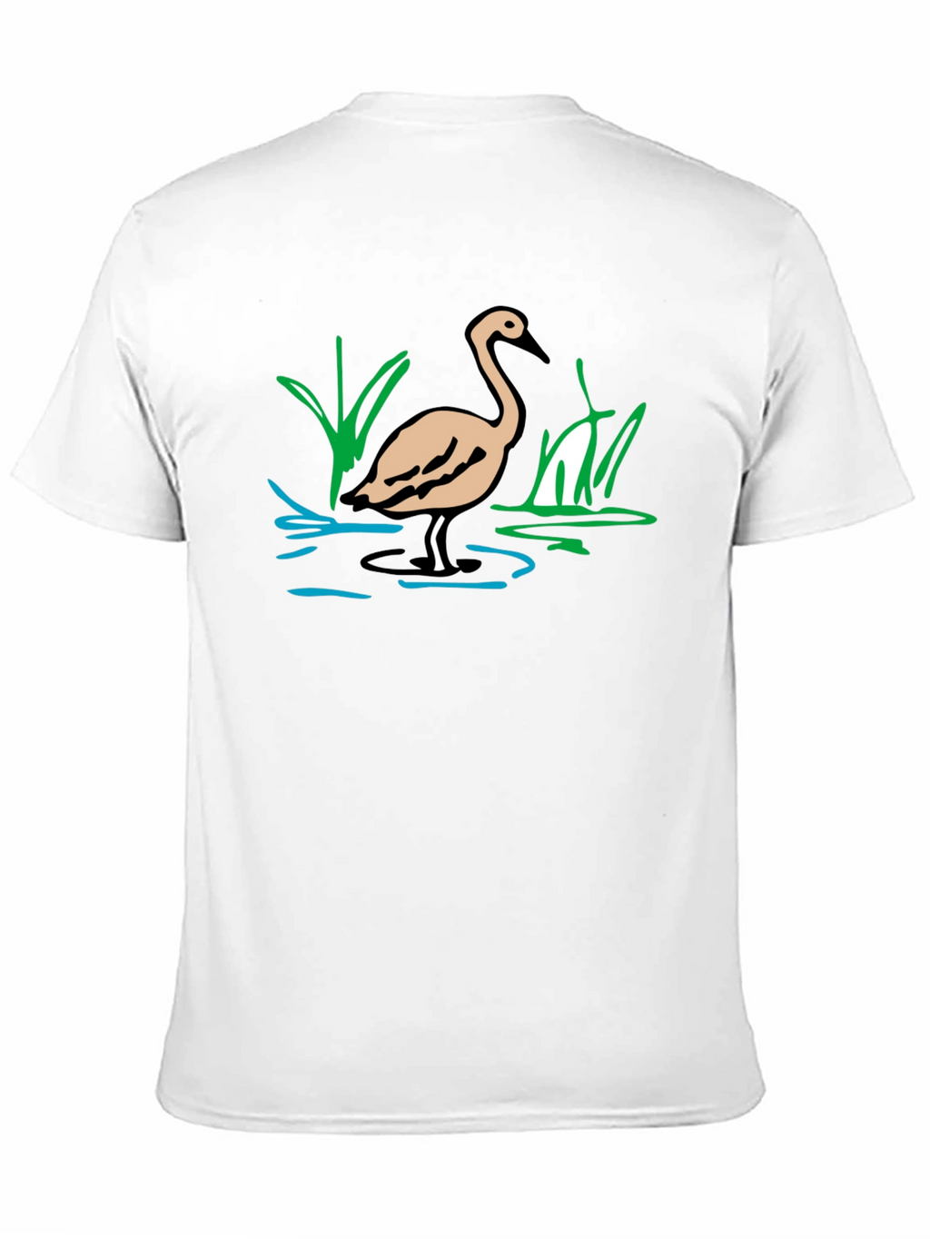 Heron T-Shirt - Nature Inspired Graphic Tee