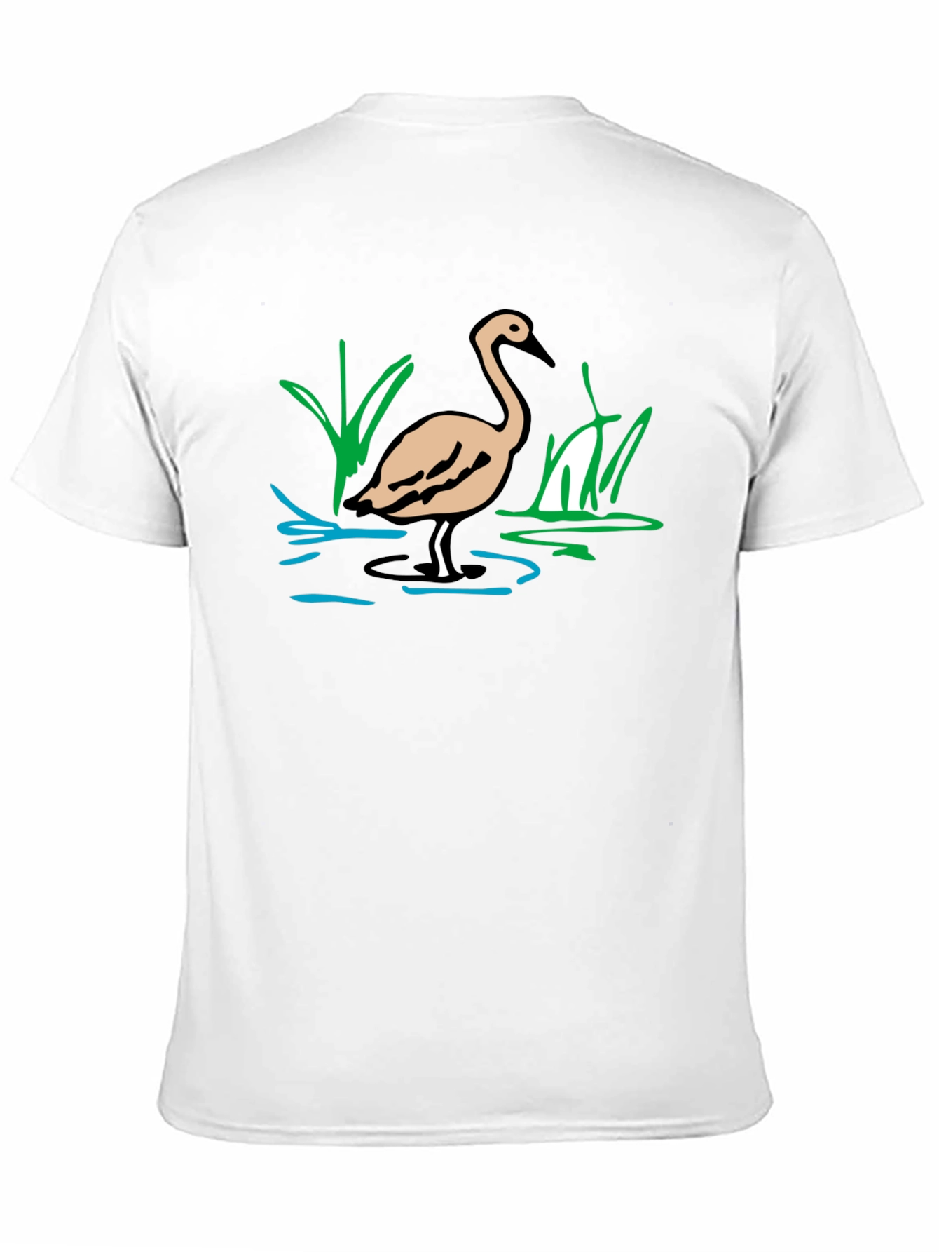 Heron T-Shirt - Nature Inspired Graphic Tee