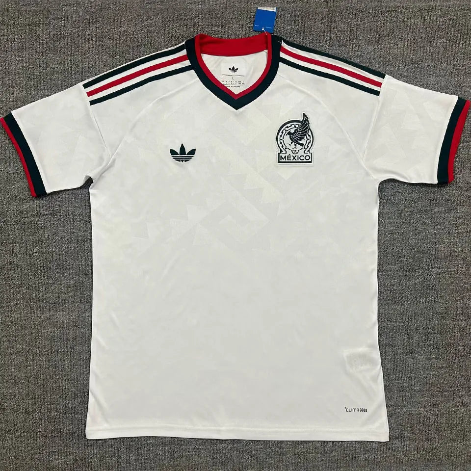 2026/27 Mexico Away White Fans Soccer Jersey Front