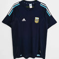2002 Argentina Away Retro Soccer Jersey Front